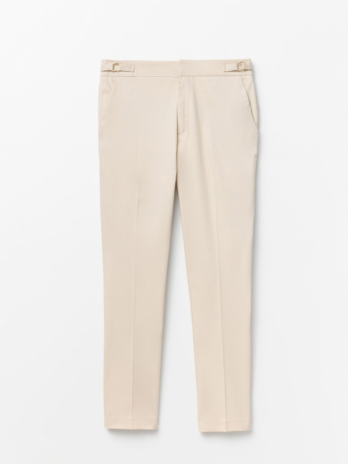PANTALÓN MUJER SFERA ALGODÓN BÁSICO SATINADO - 5