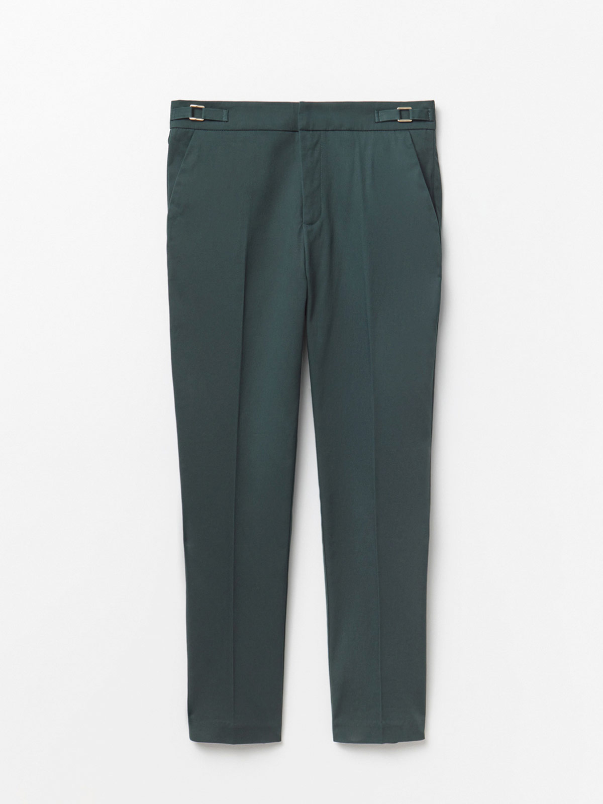 PANTALÓN MUJER SFERA ALGODÓN BÁSICO SATINADO - 4