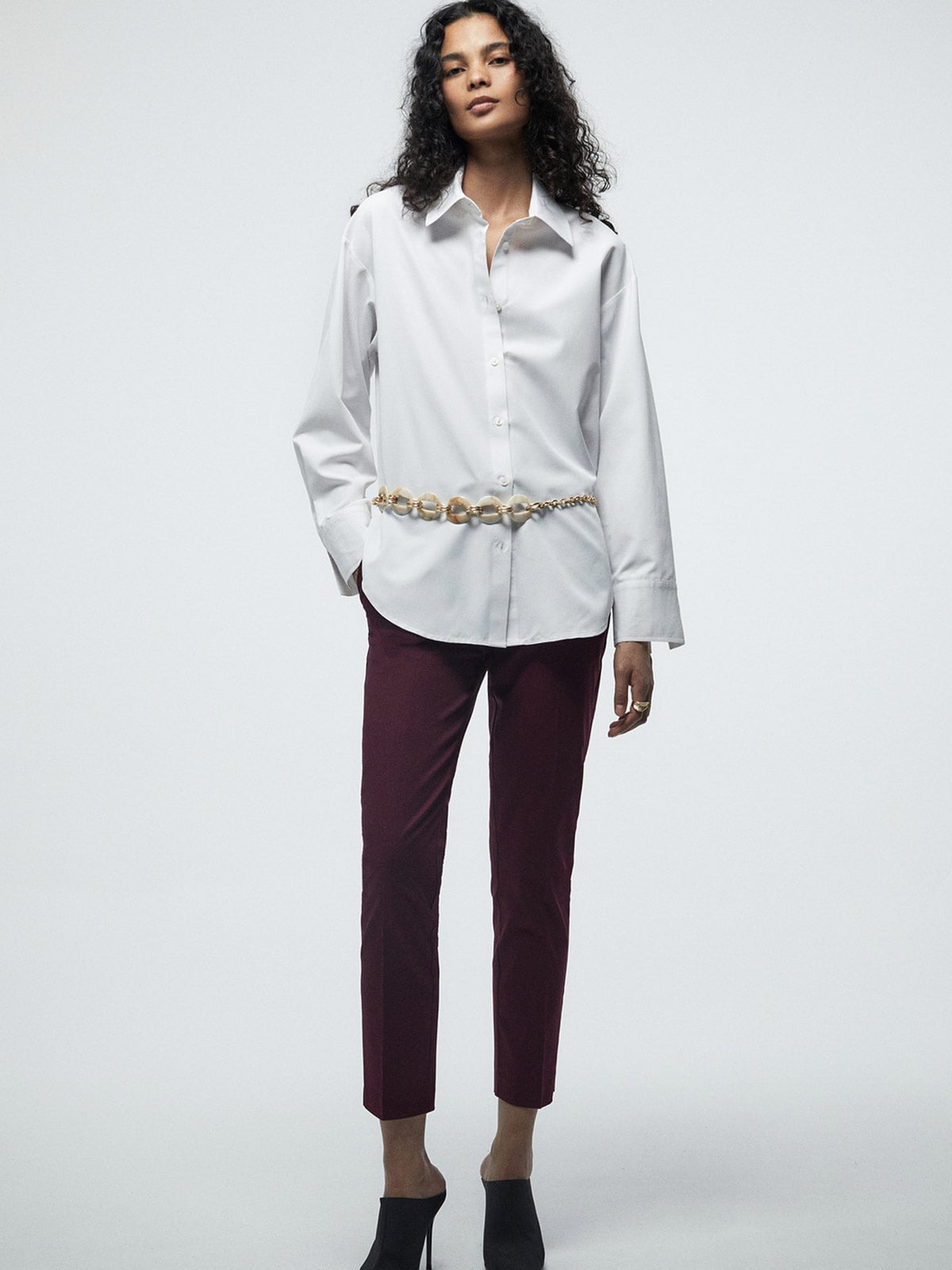 SFERA PANTALÓN MUJER SFERA ALGODÓN BÁSICO SATINADO