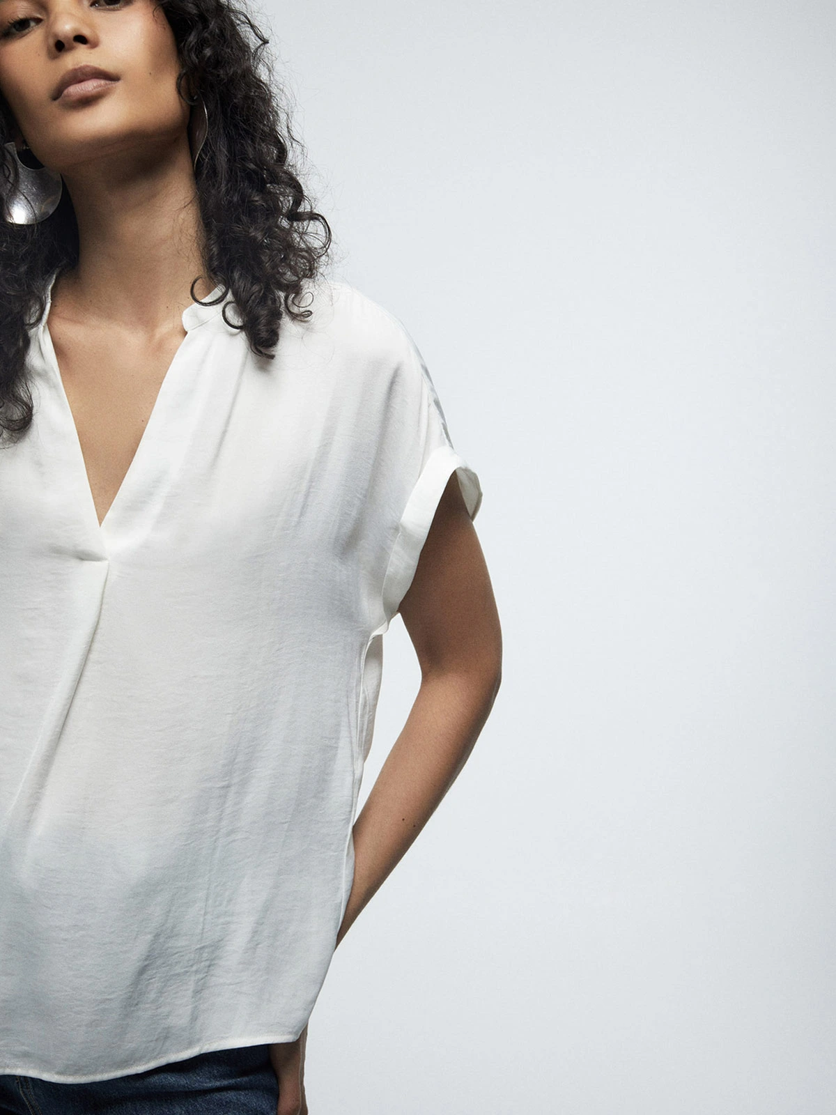 BLUSA MUJER SFERA MANGA CORTA - 3