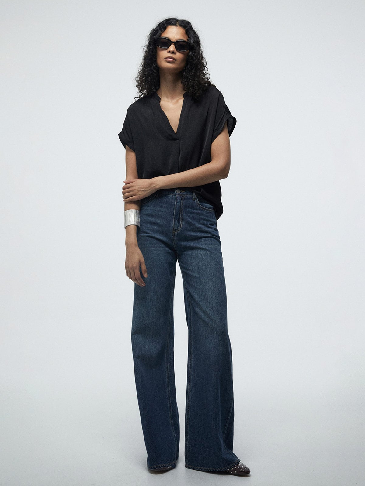 BLUSA MUJER SFERA MANGA CORTA - 1