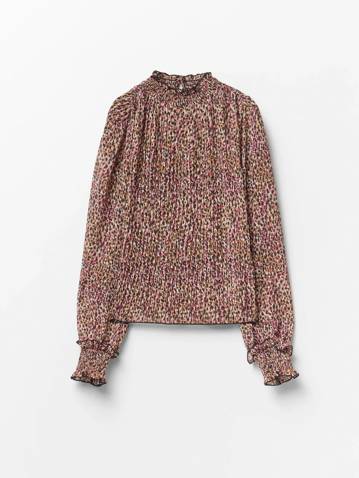 BLUSA MUJER SFERA MANGA LARGA PLISADA - 4
