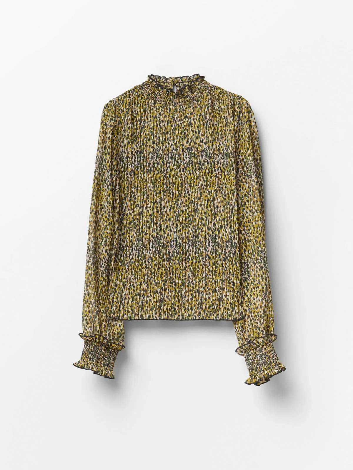 BLUSA MUJER SFERA MANGA LARGA PLISADA - 4