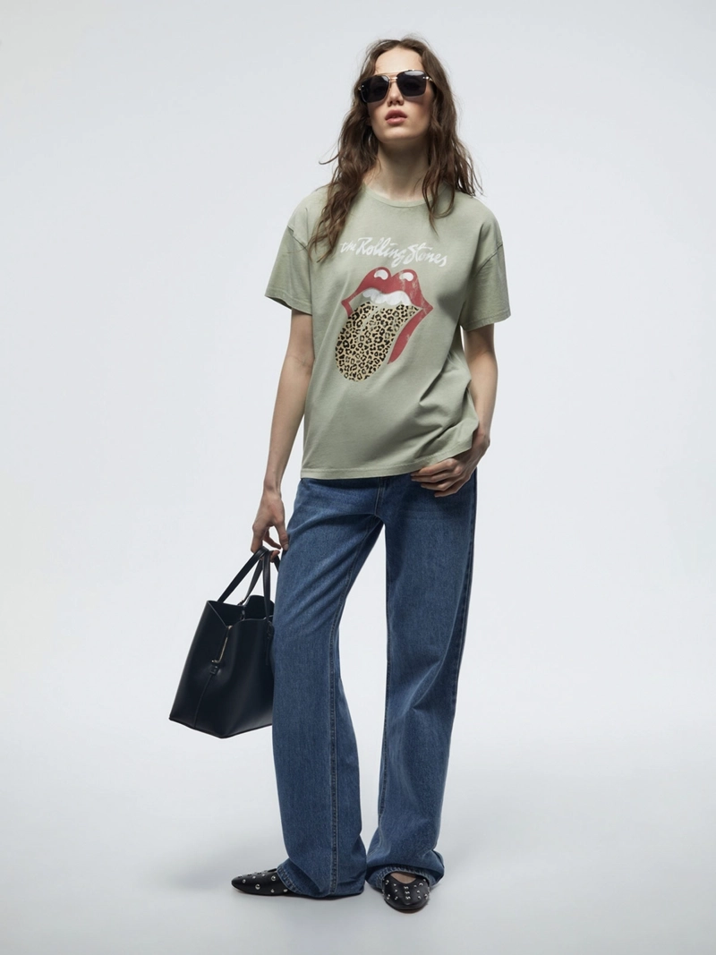 SFERA POLERA MUJER SFERA ALGODÓN MANGA CORTA