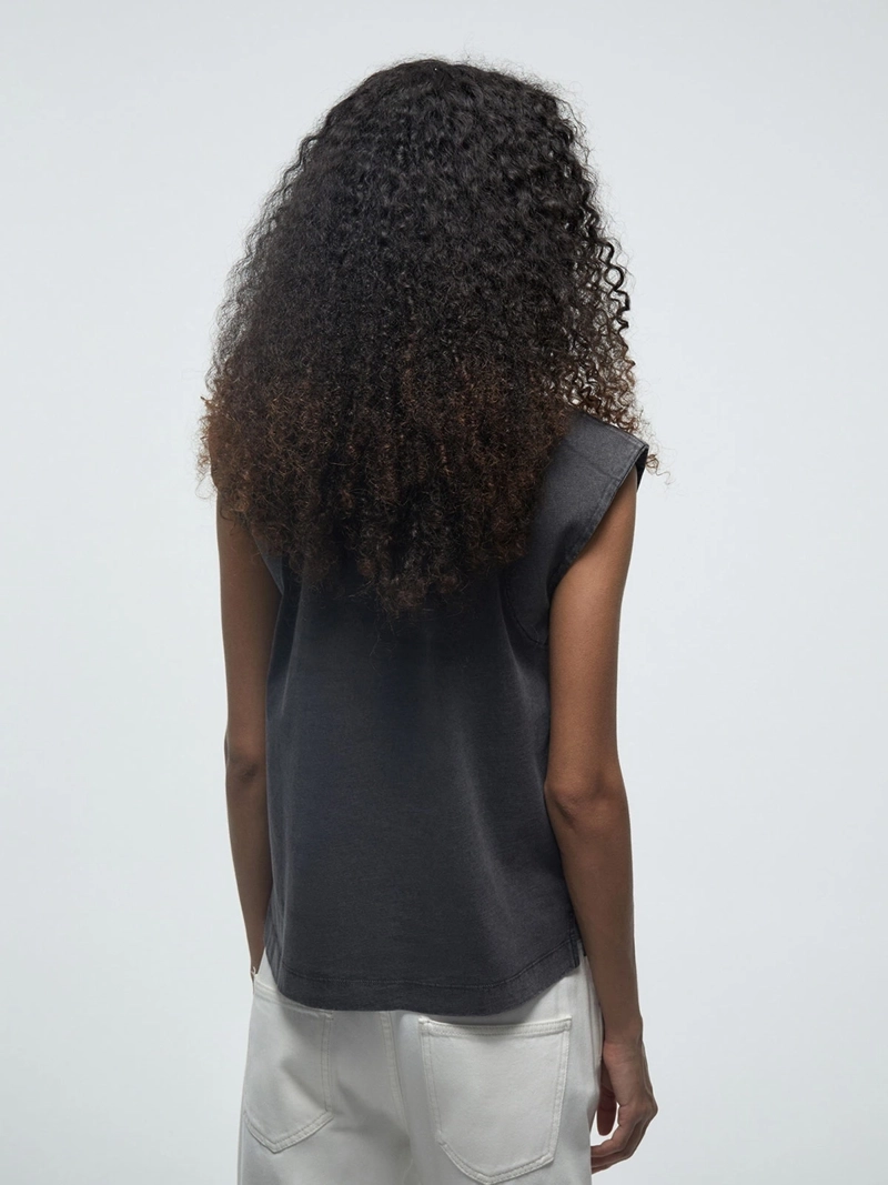 POLERA MUJER SFERA ALGODÓN SIN MANGAS - 2