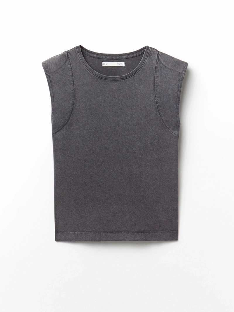 POLERA MUJER SFERA ALGODÓN SIN MANGAS - 3