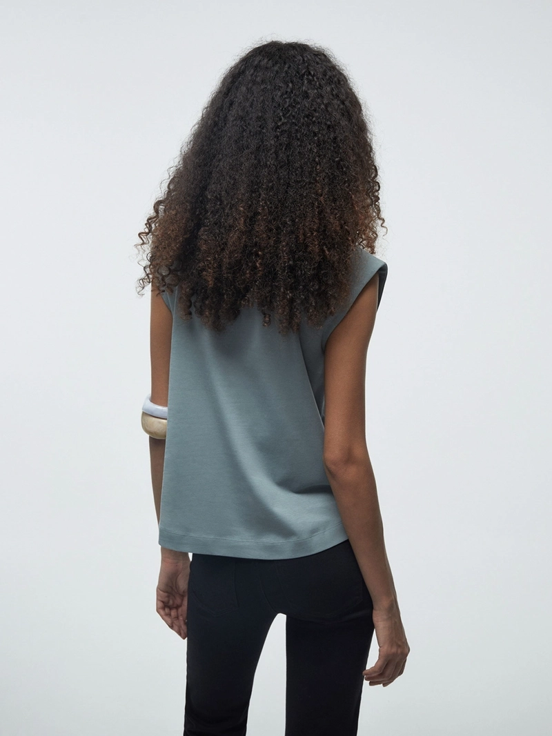 POLERA MUJER SFERA ALGODÓN SIN MANGAS - 2