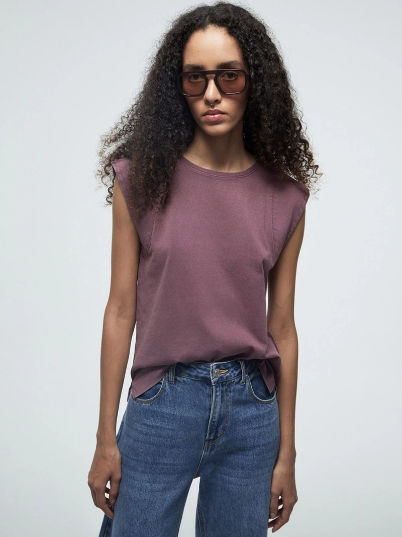 POLERA MUJER SFERA ALGODÓN SIN MANGAS - 2