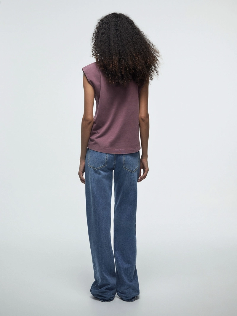 POLERA MUJER SFERA ALGODÓN SIN MANGAS - 3