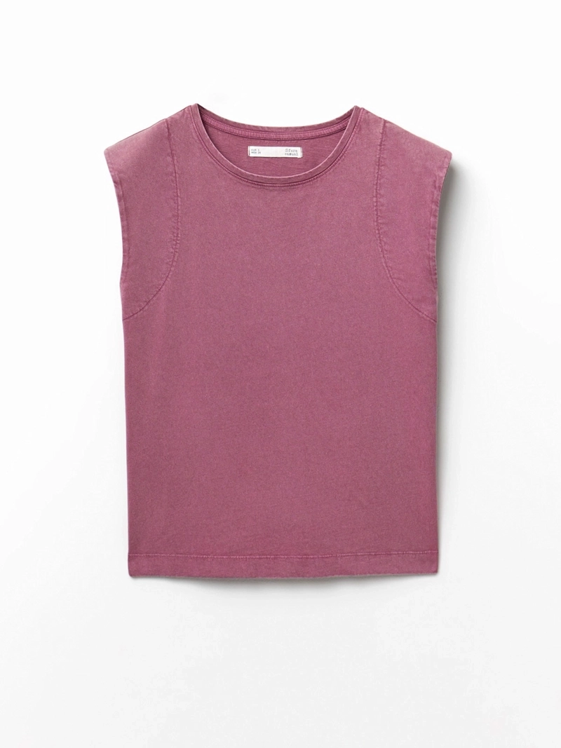 POLERA MUJER SFERA ALGODÓN SIN MANGAS - 4