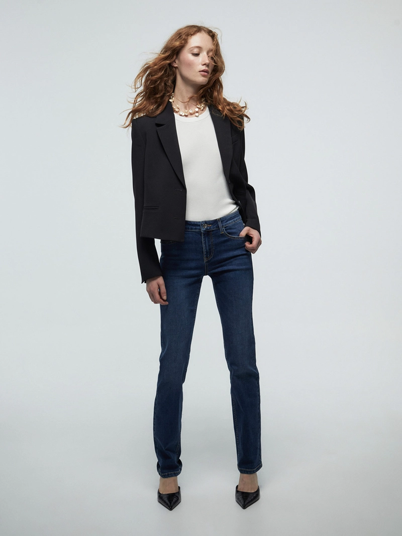 JEANS MUJER SFERA ALGODÓN SLIM - 1