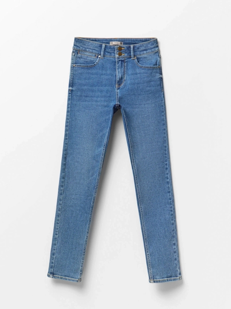 JEANS MUJER SFERA ALGODÓN BÁSICO - 4