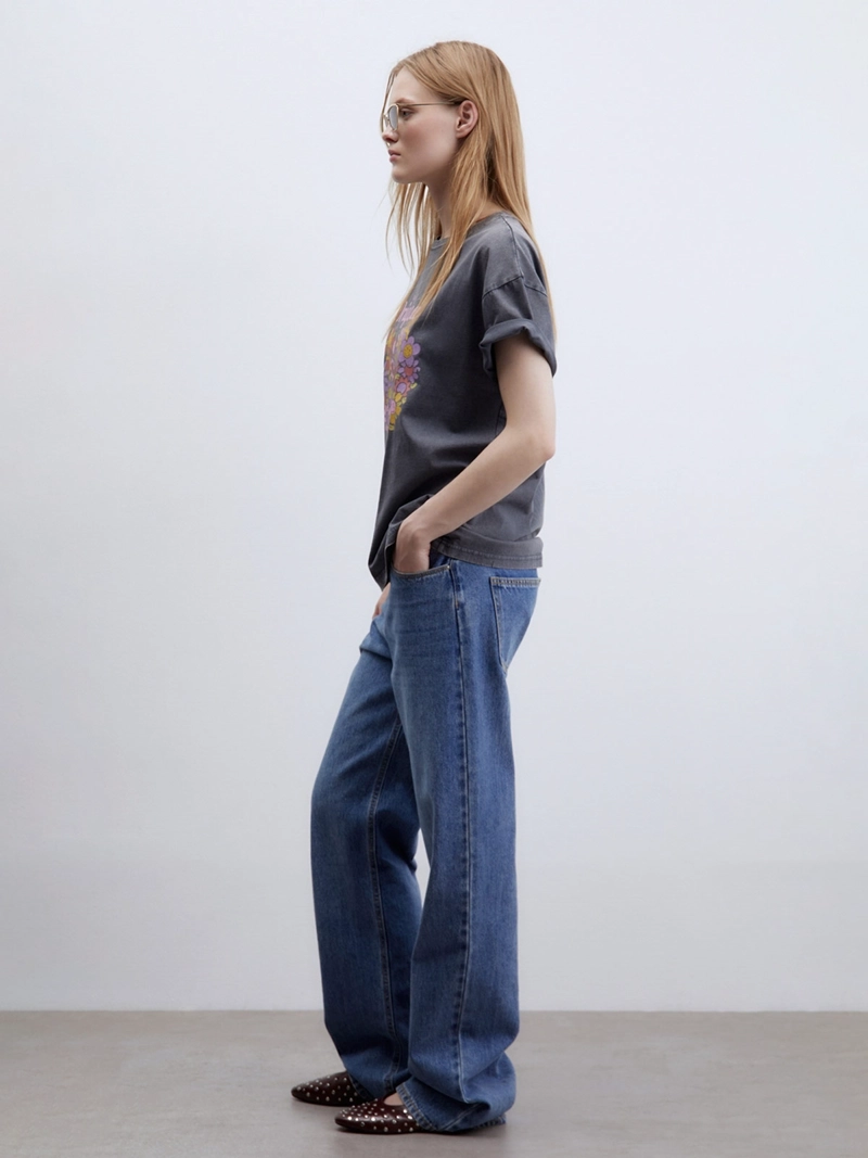 POLERA MUJER SFERA ALGODÓN MANGA CORTA - 2