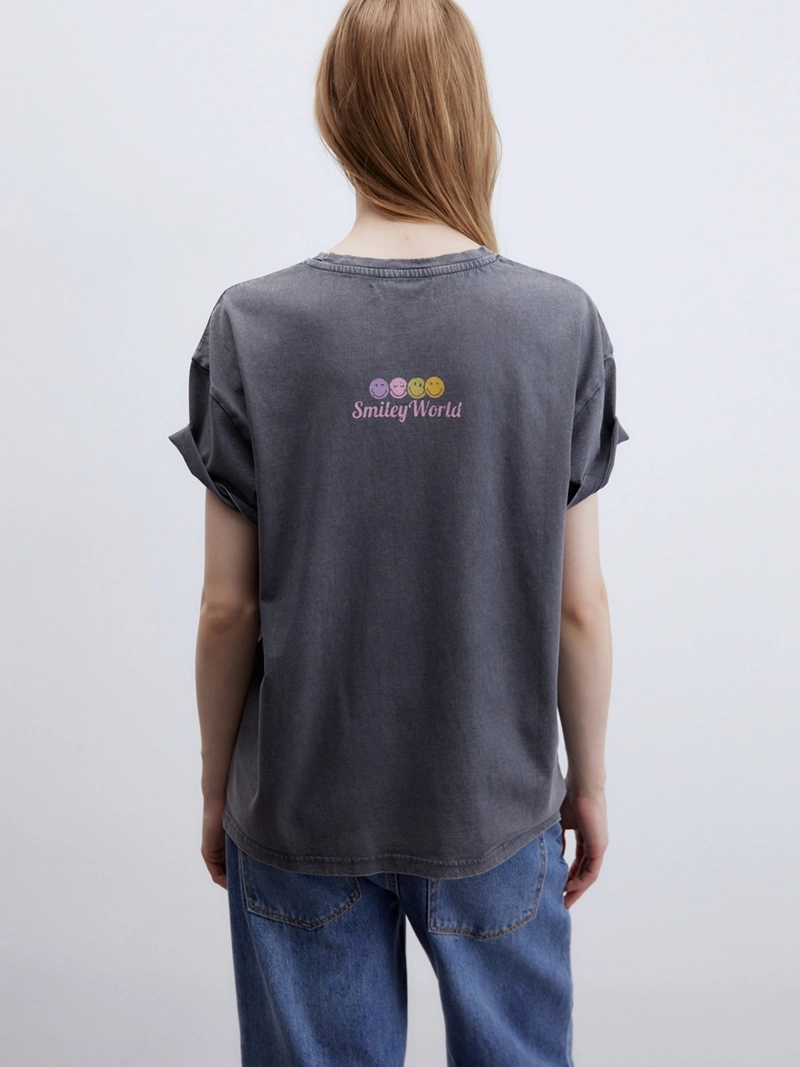POLERA MUJER SFERA ALGODÓN MANGA CORTA - 3