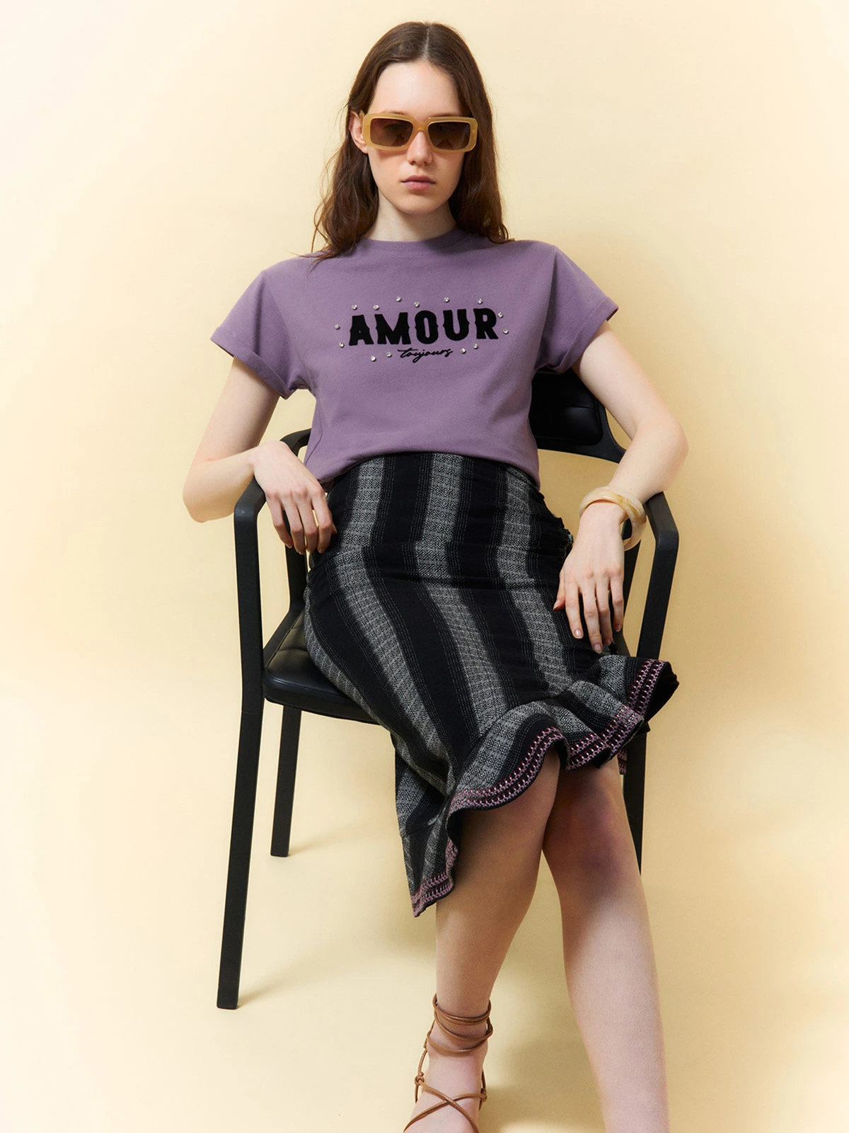 POLERA MUJER SFERA ALGODÓN MANGA CORTA - 1