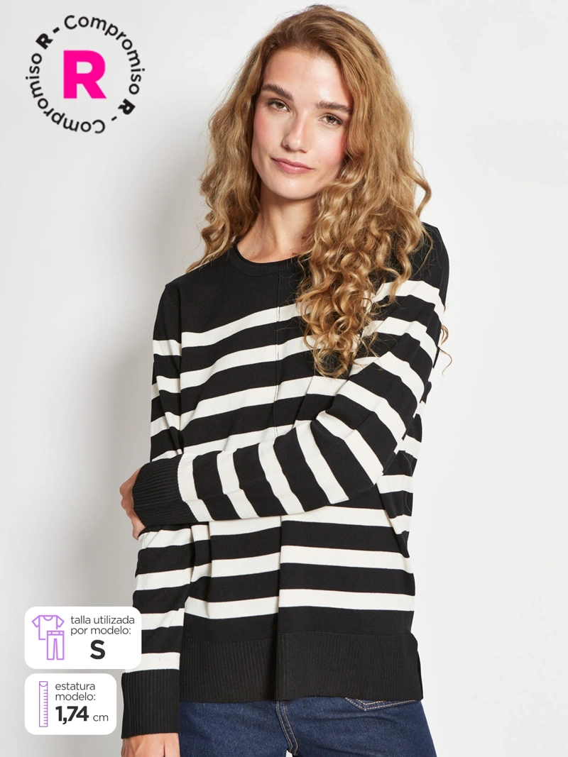 SWEATER MUJER MARQUIS CUELLO REDONDO - 1