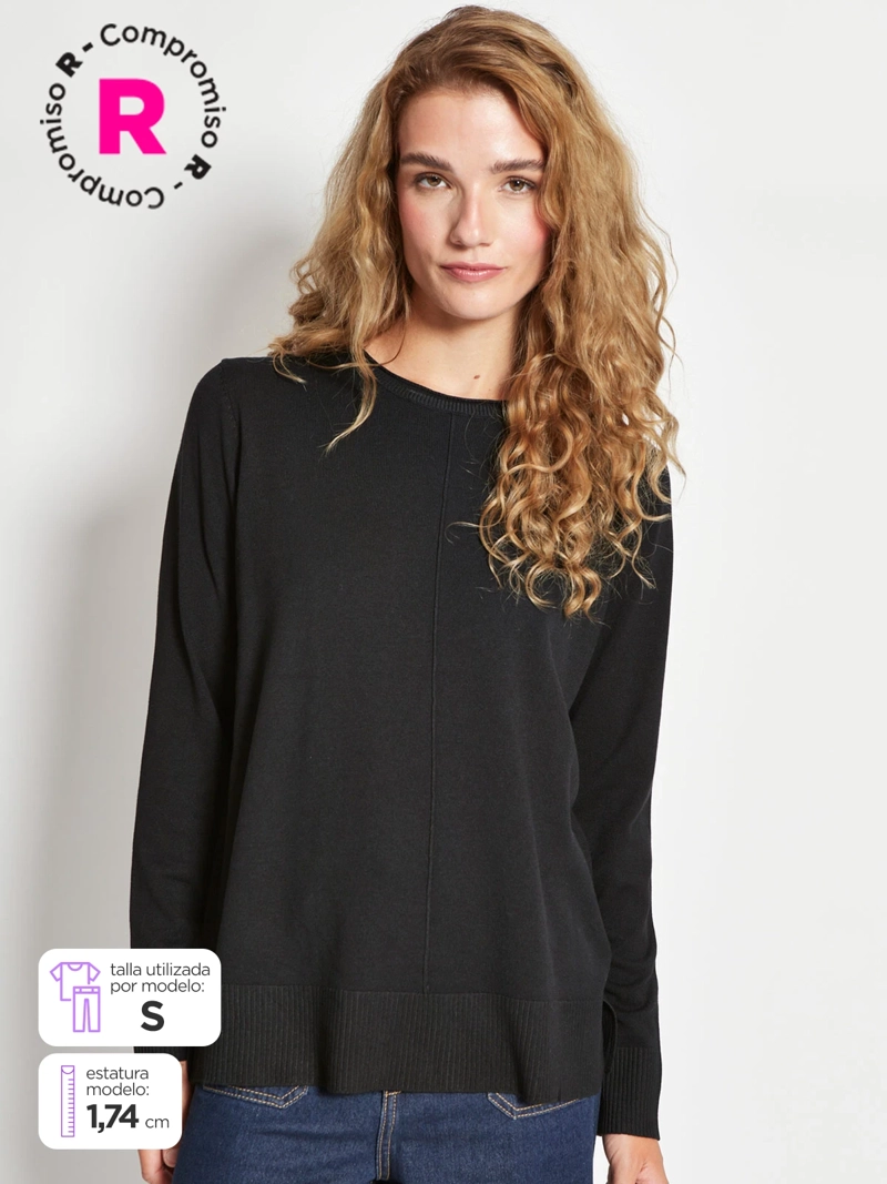 SWEATER MUJER MARQUIS CUELLO REDONDO - 1