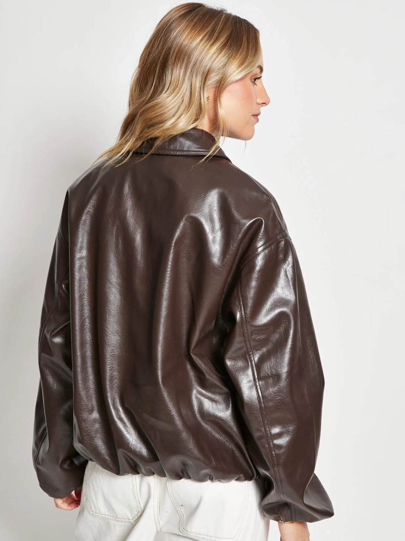 CHAQUETA MUJER INDEX EFECTO PIEL AGLOBADA - 2