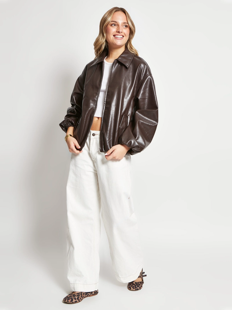 CHAQUETA MUJER INDEX EFECTO PIEL AGLOBADA - 4