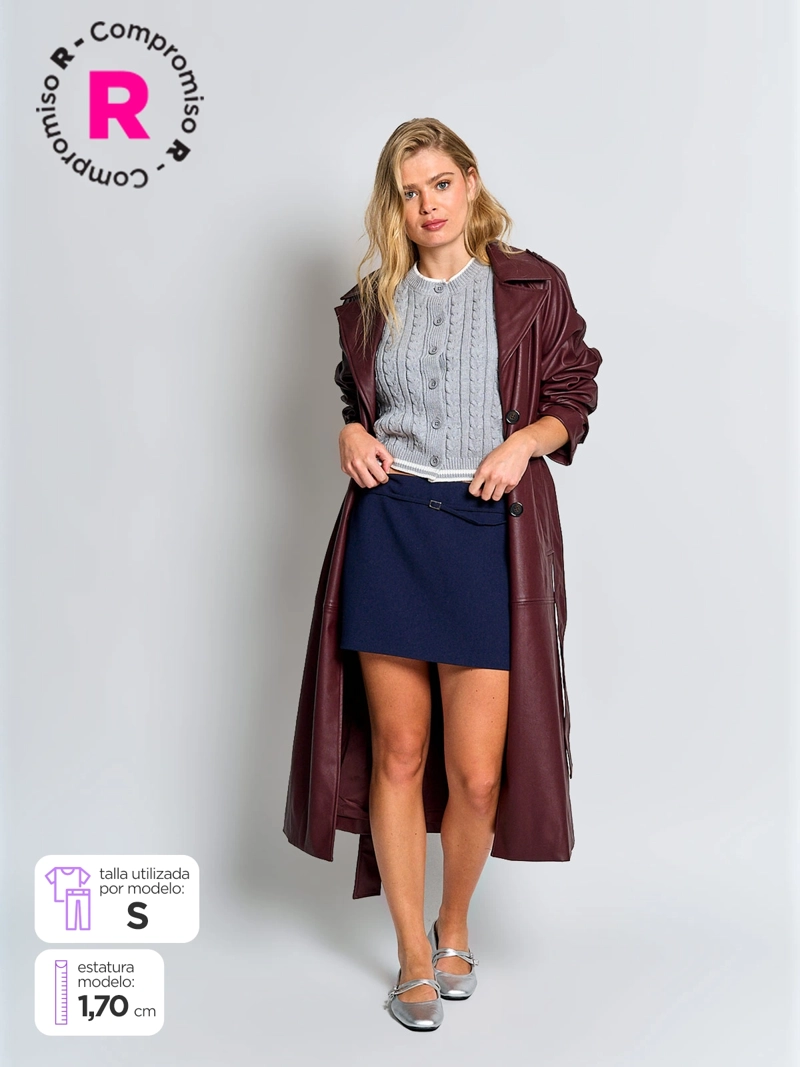 FALDA SHORT MUJER INDEX CINTURÓN - 1