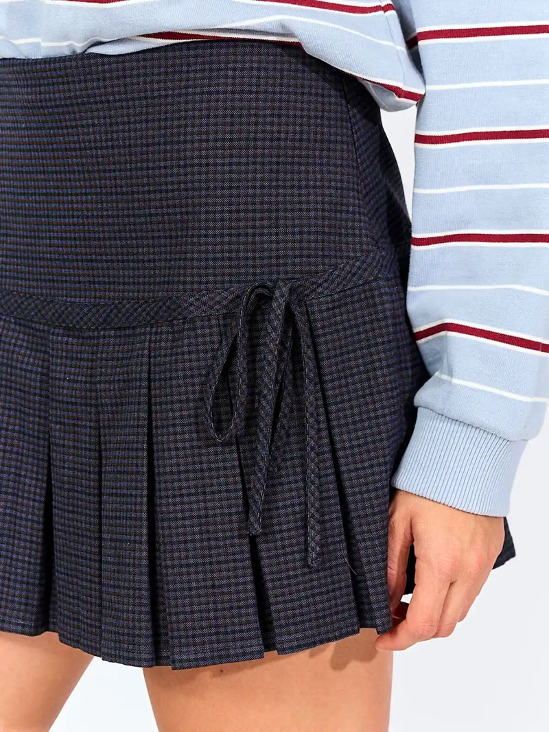 FALDA SHORT MUJER INDEX TABLEADA - 5