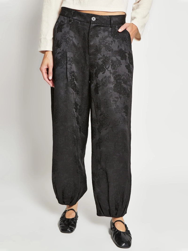PANTALÓN MUJER MARQUIS ALGODÓN BOMBACHO JACQUARD - 2