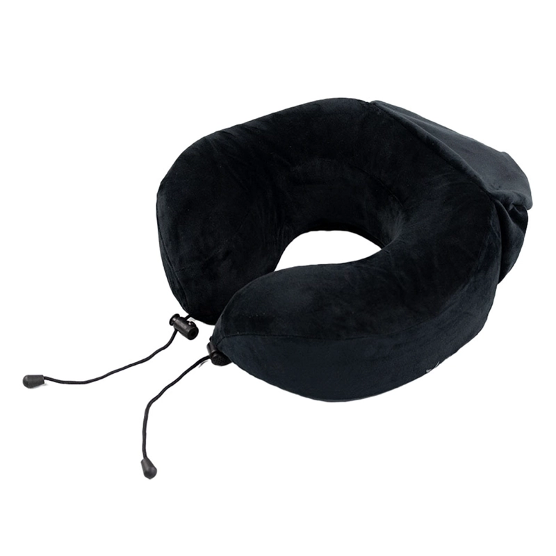 COJÍN DE VIAJE MOOSE MEMORY FOAM NEGRO - 3