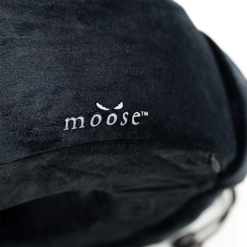 COJÍN DE VIAJE MOOSE MEMORY FOAM NEGRO - 4