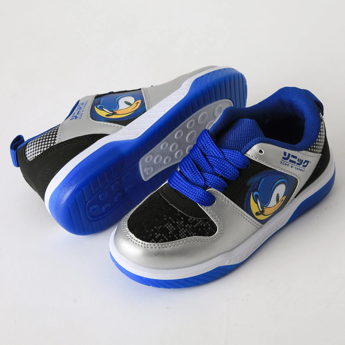 ZAPATILLAS NIÑO SONIC GRIS - 3