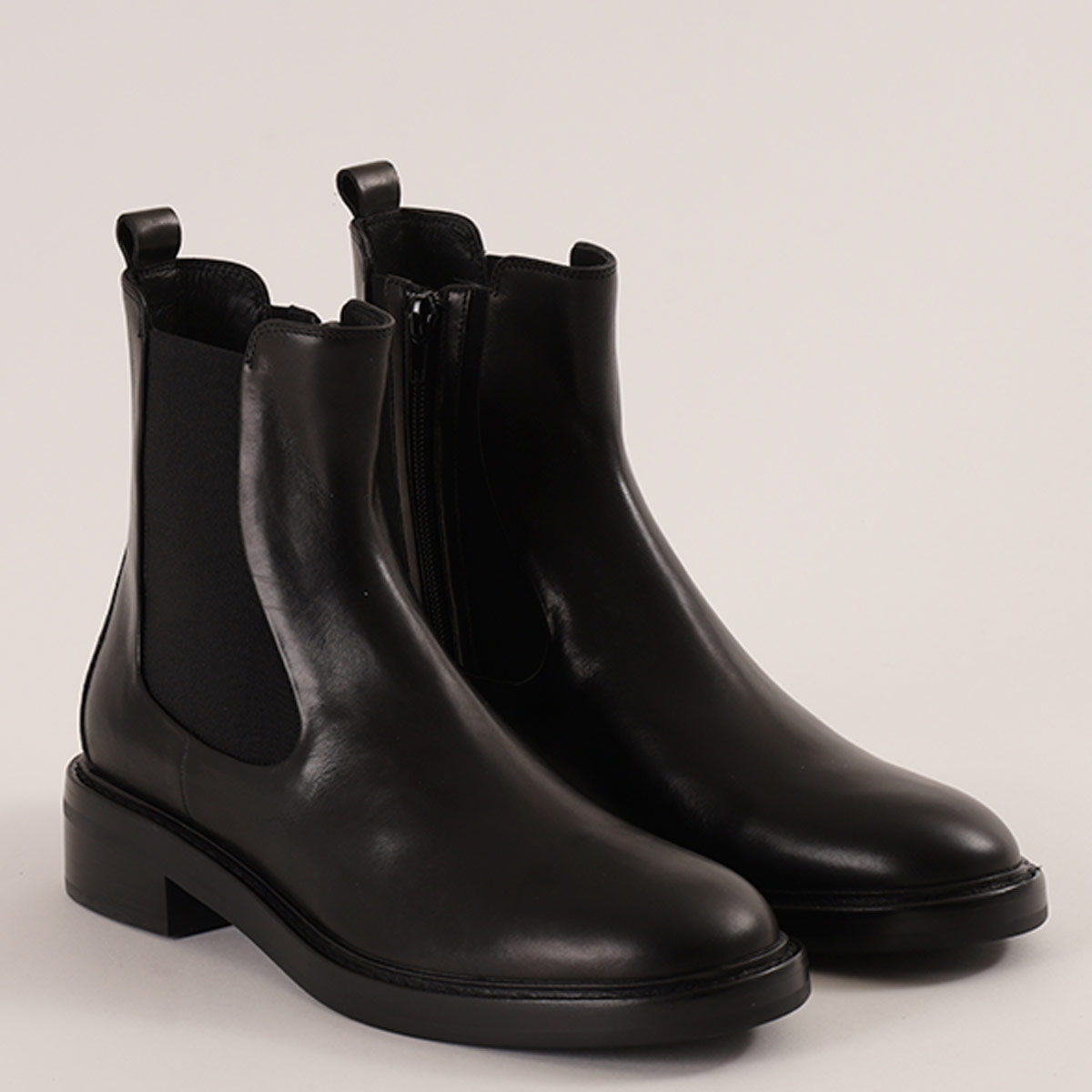 BOTINES MUJER JEFFREY CAMPBELL NEGRO FOGHORN CUERO - 5