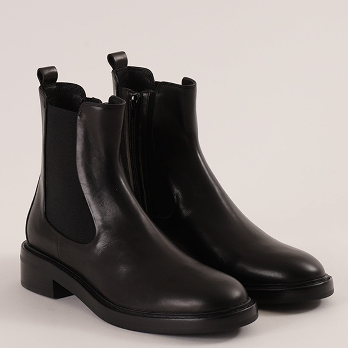 BOTINES MUJER JEFFREY CAMPBELL NEGRO FOGHORN CUERO - 5