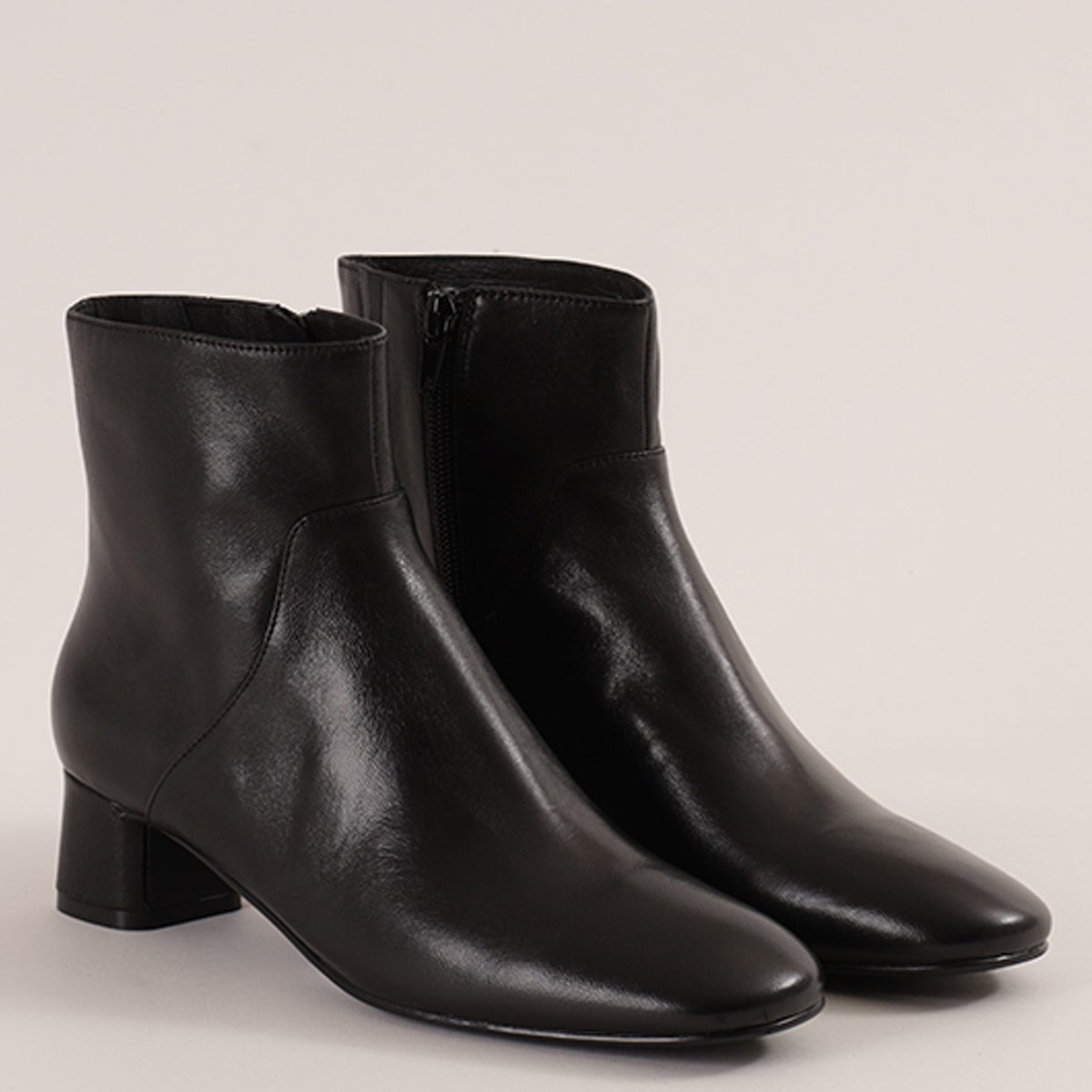 BOTINES MUJER JEFFREY CAMPBELL NEGRO SNAPE CUERO - 6
