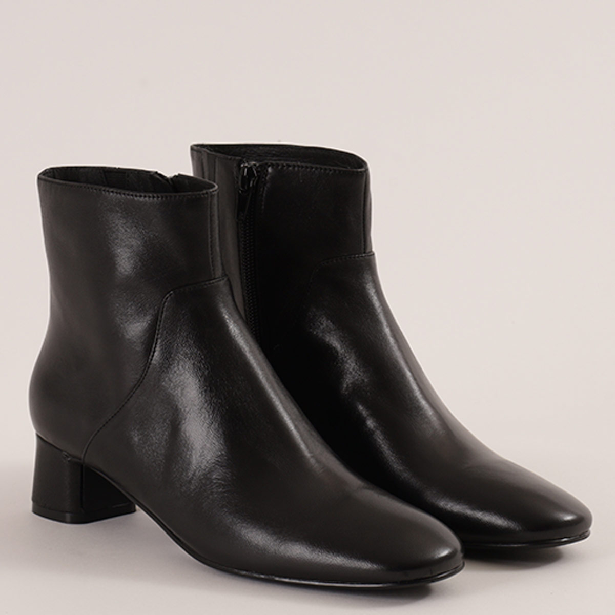 BOTINES MUJER JEFFREY CAMPBELL NEGRO SNAPE CUERO - 6