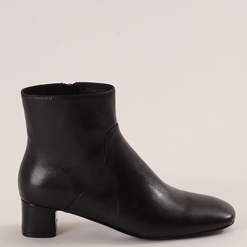 BOTINES MUJER JEFFREY CAMPBELL NEGRO SNAPE CUERO - 1