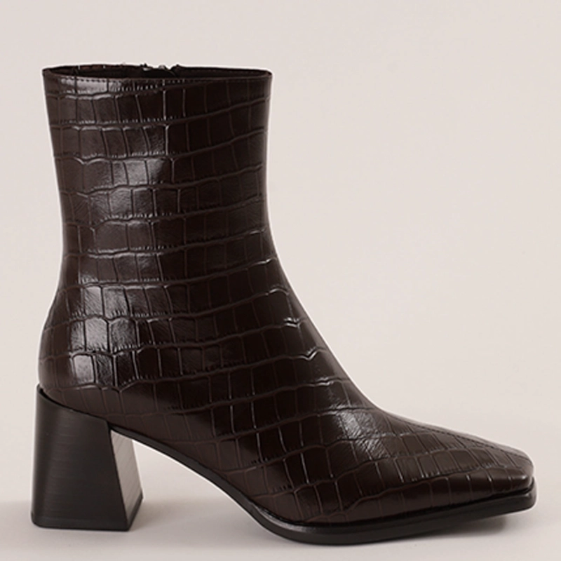 BOTAS MUJER JEFFREY CAMPBELL CAFÉ SHERPAL CUERO - 1