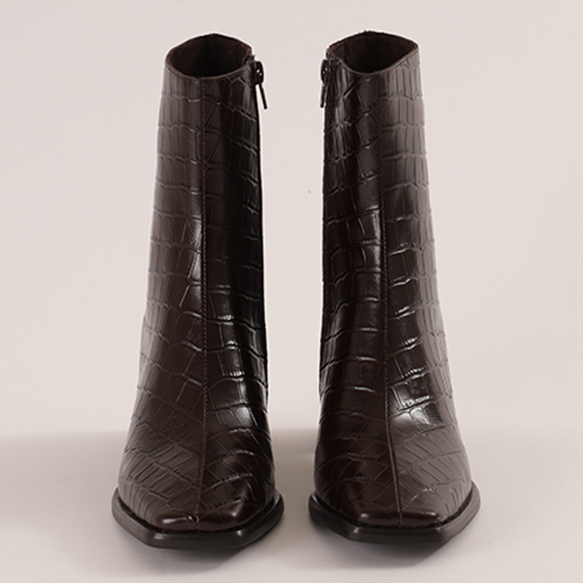 BOTAS MUJER JEFFREY CAMPBELL CAFÉ SHERPAL CUERO - 6