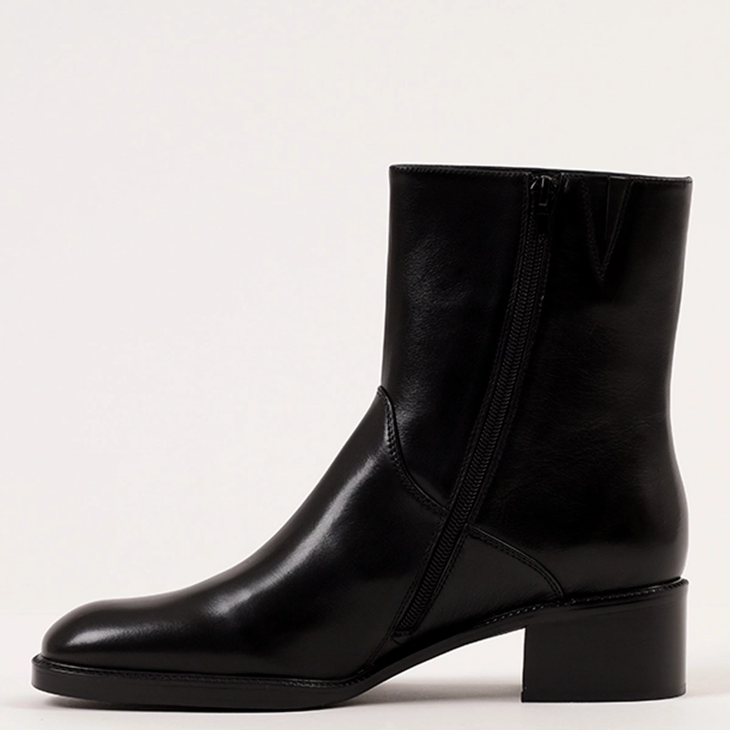 BOTÍN MUJER JEFFREY CAMPBELL CUERO NEGRO ERUDIN - 3