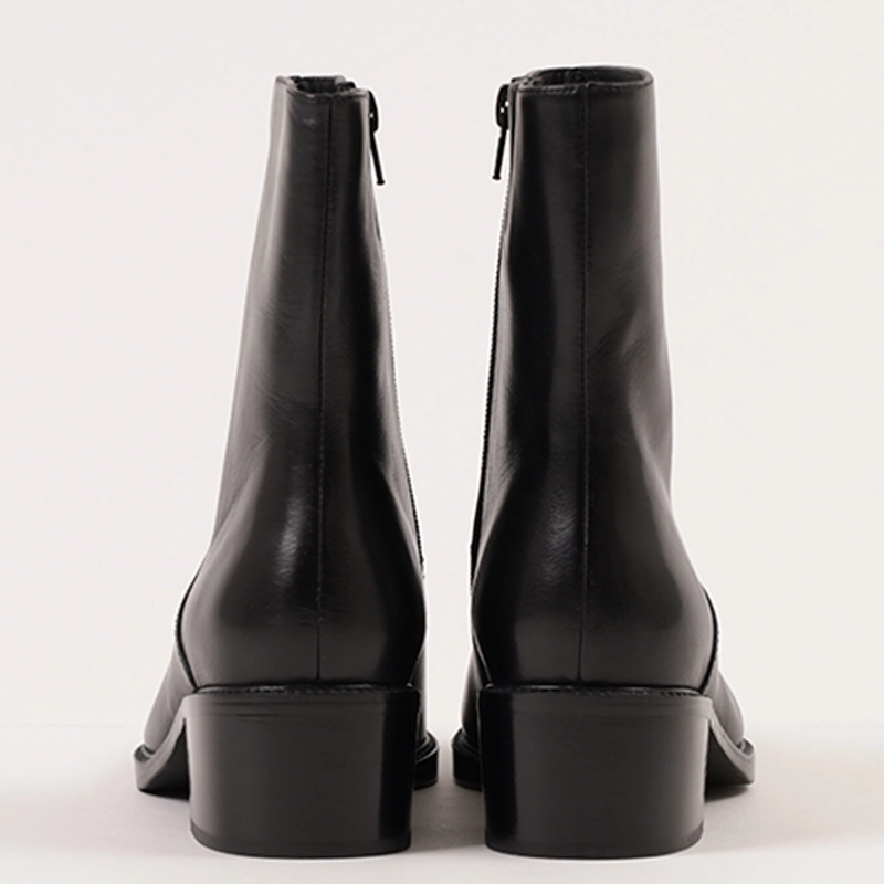 BOTÍN MUJER JEFFREY CAMPBELL CUERO NEGRO ERUDIN - 6