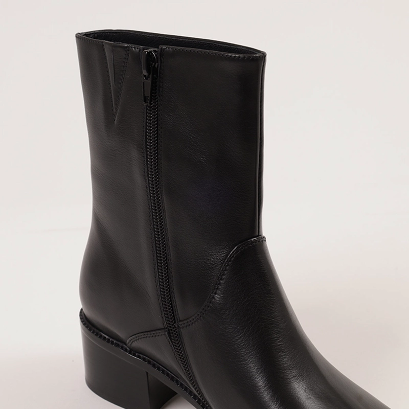 BOTÍN MUJER JEFFREY CAMPBELL CUERO NEGRO ERUDIN - 7