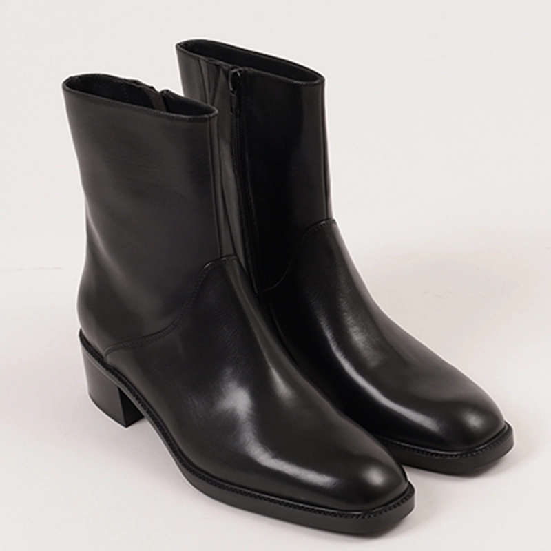 BOTÍN MUJER JEFFREY CAMPBELL CUERO NEGRO ERUDIN - 2