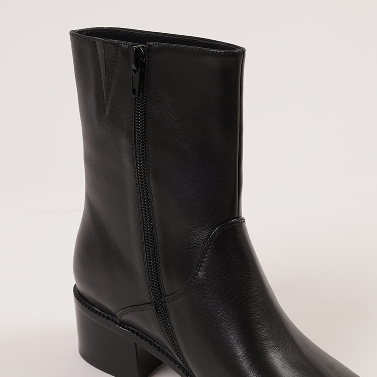 BOTÍN MUJER JEFFREY CAMPBELL CUERO NEGRO ERUDIN - 7