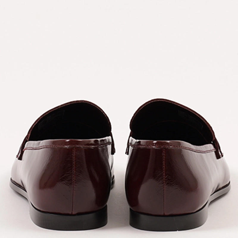 MOCASÍN MUJER JEFFREY CAMPBELL CUERO BURDEO LOAFED - 7