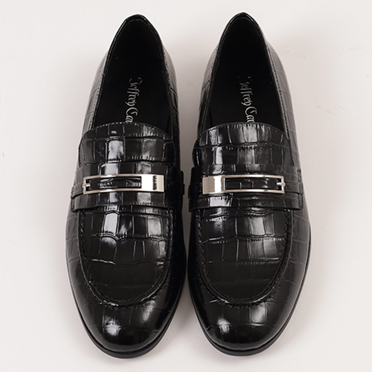 MOCASÍN MUJER JEFFREY CAMPBELL CUERO NEGRO LOAFED - 5