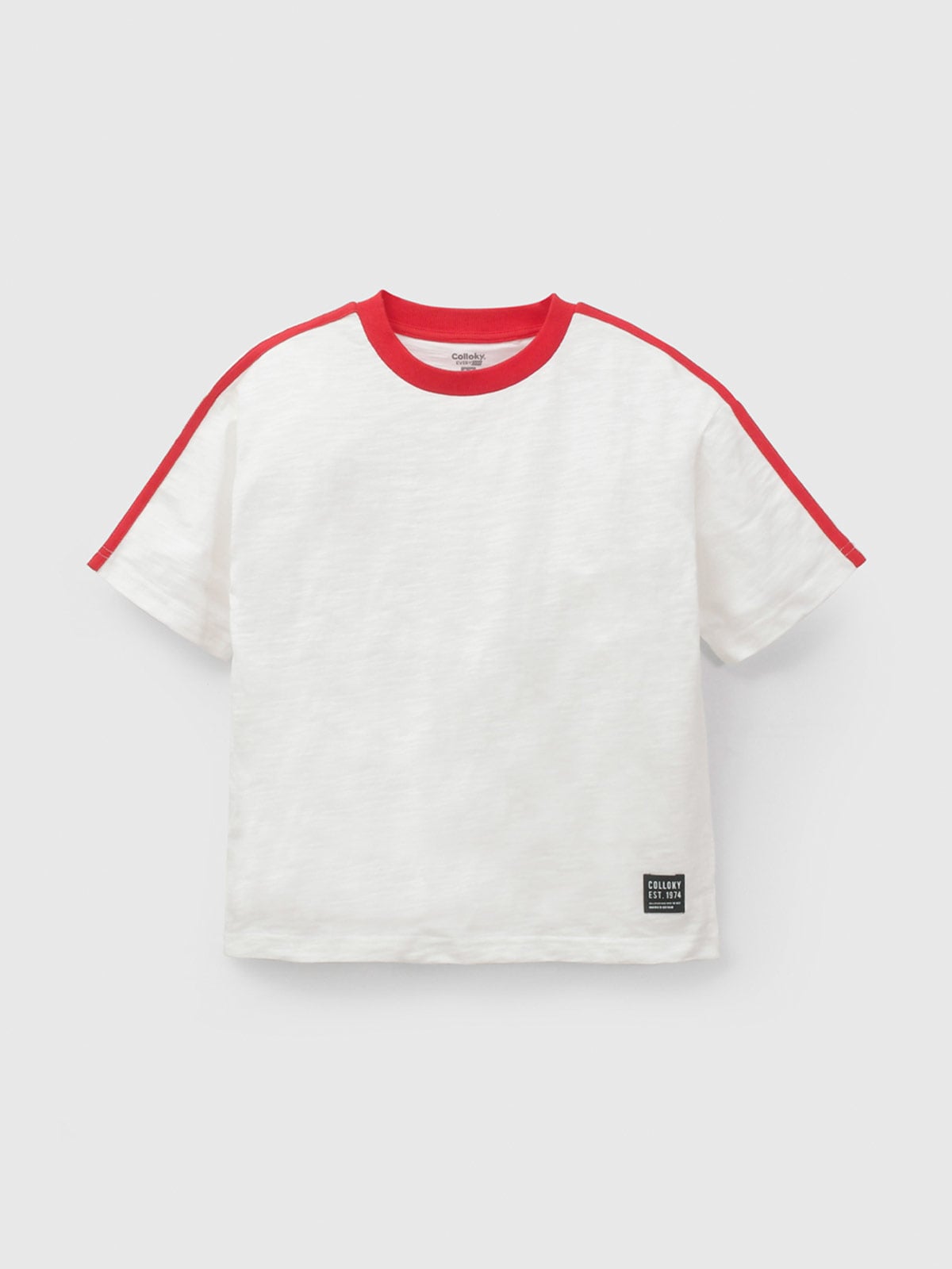 POLERA NIÑO COLLOKY ALGODÓN MANGA CORTA - 1