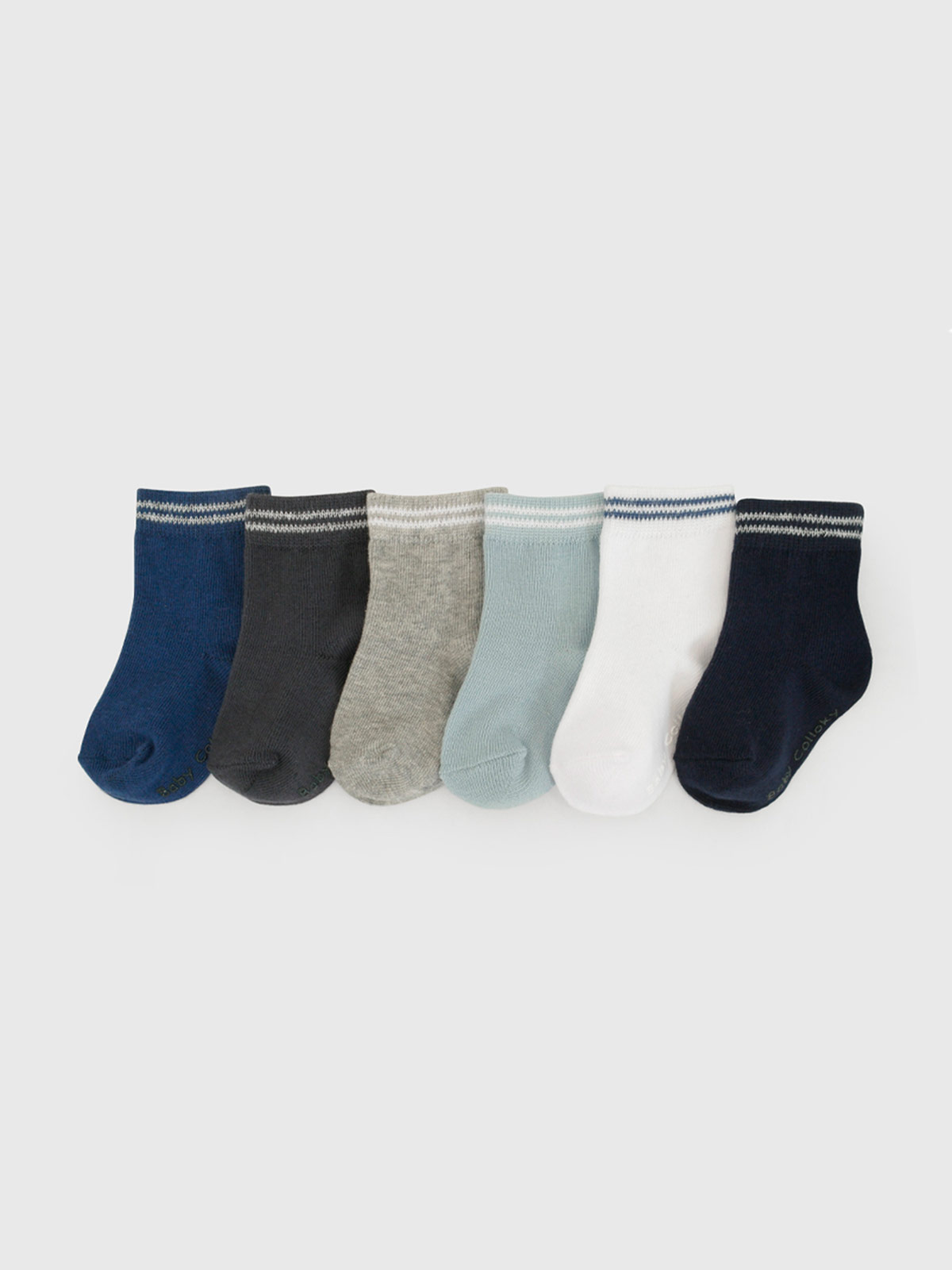 PACK X6 CALCETINES NIÑO COLLOKY LINE - 1