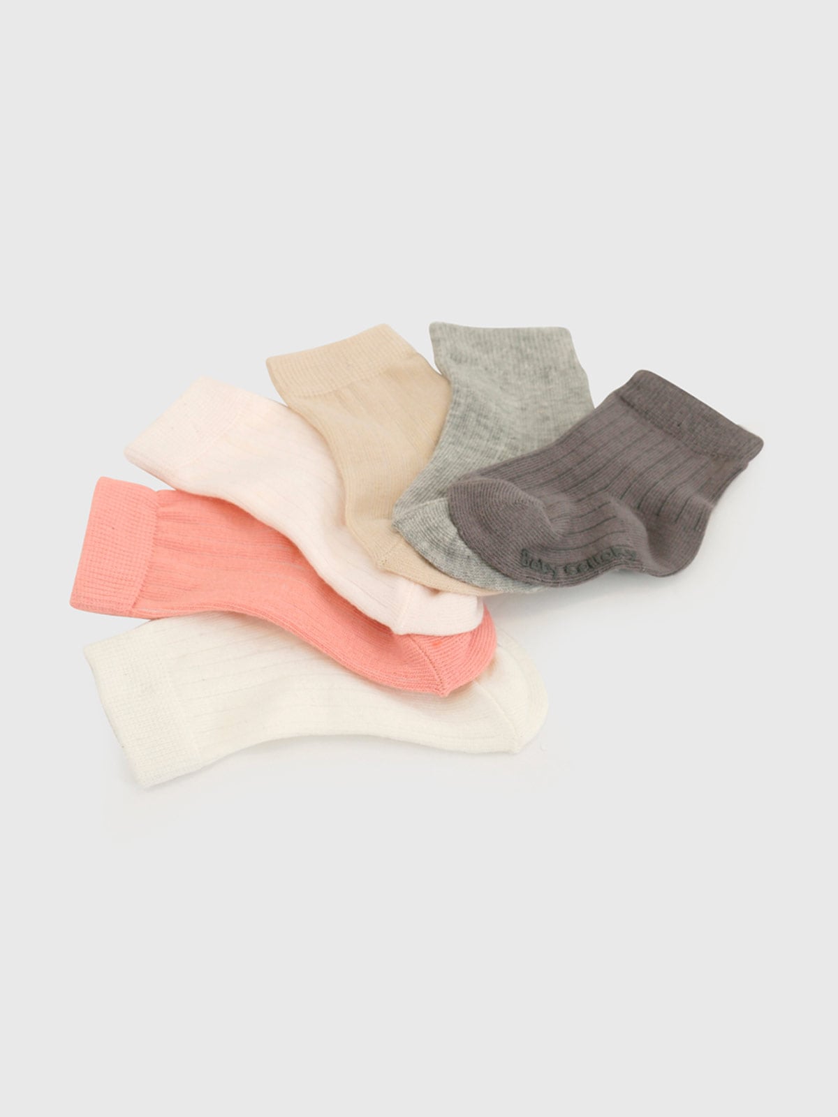 PACK X6 CALCETINES NIÑA COLLOKY LISO - 3