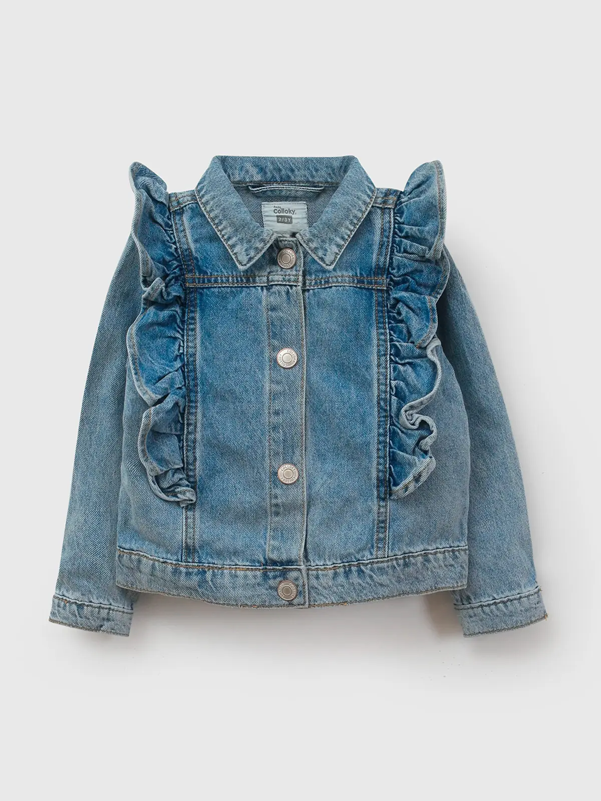 CHAQUETA NIÑA COLLOKY ALGODÓN DENIM - 1