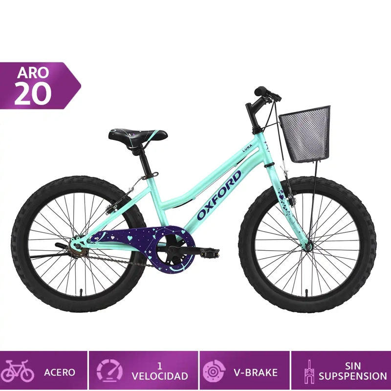 BICICLETA INFANTIL OXFORD LUNA ARO 20 - 1