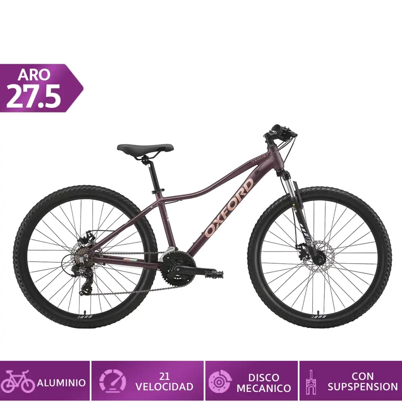 MOUNTAIN BIKE OXFORD VENUS 1 MARSALA ARO 27.5 - 1