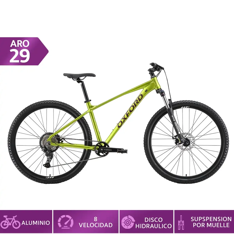 BICICLETA MOUNTAIN BIKE OXFORD ORION 4 UNO X 8V L